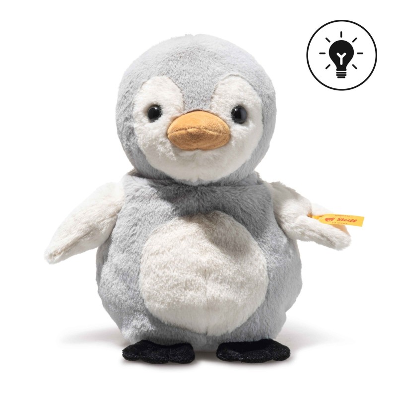 Knuffel Lio Penguin Grijs/White 22cm Knuffel Lio Penguin Grijs/White 22cm