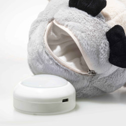 Knuffel Lio Penguin Grijs/White 22cm Knuffel Lio Penguin Grijs/White 22cm