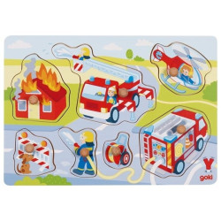 Knoppuzzel Brandweer 7-pcs
