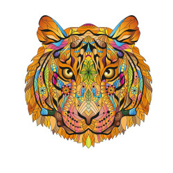 Regenboog Houten Puzzel Tijger