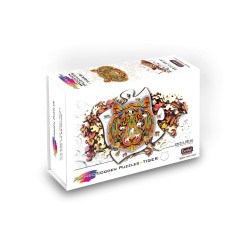 Regenboog Houten Puzzel Tijger