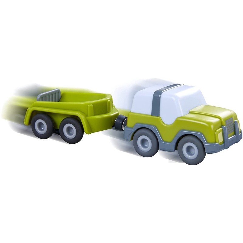 Kullerbü Knikkerbaan - Terreinwagen met aanhanger