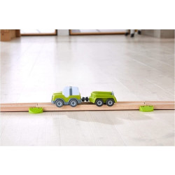 Kullerbü Knikkerbaan - Terreinwagen met aanhanger