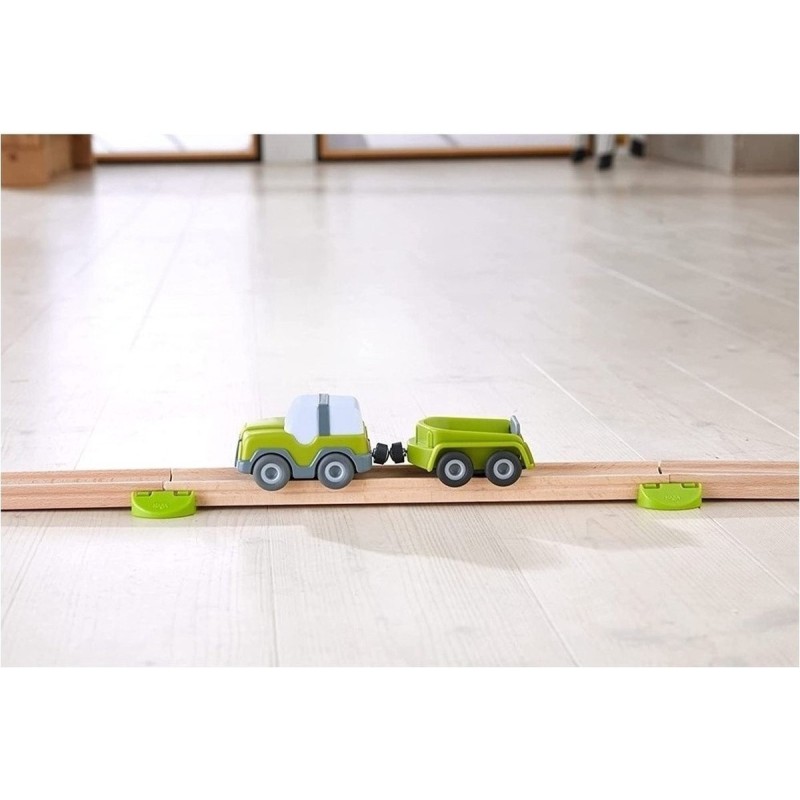Kullerbü Knikkerbaan - Terreinwagen met aanhanger
