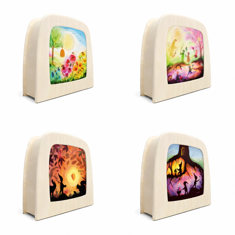 Silhouet Artist-Set Vogel Geluk