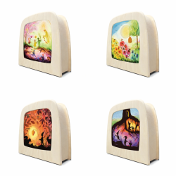 Silhouet Artist-Set Vogel Geluk