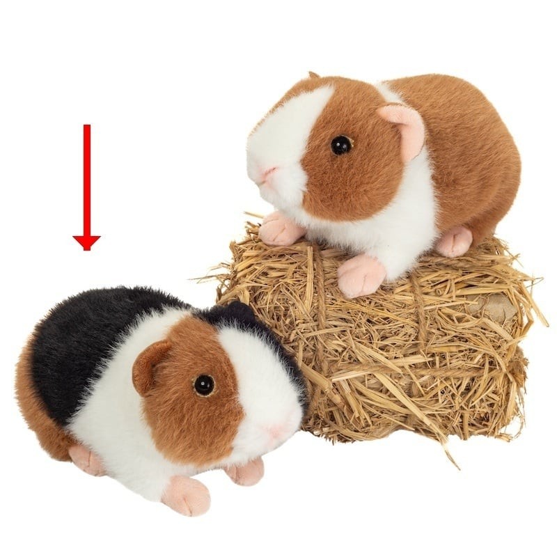 Knuffel Cavia 3-kleurig 19 cm Knuffel Cavia 3-kleurig 19 cm