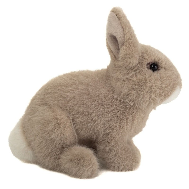 Knuffel Konijn Zittend Grijs 20 cm
