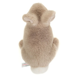 Knuffel Konijn Zittend Grijs 20 cm