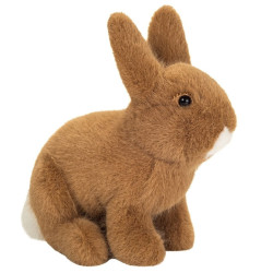 Knuffel Konijn Zittend Bruin 20 cm