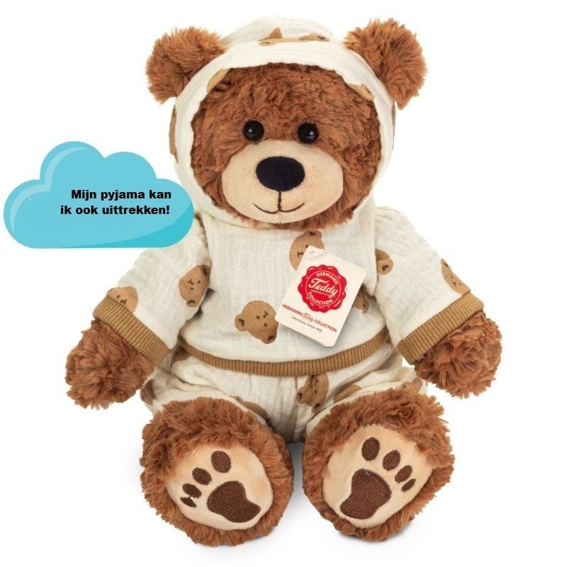 Knuffel Beer met Pyjama Leonie 30 cm Knuffel Beer met Pyjama Leonie 30 cm