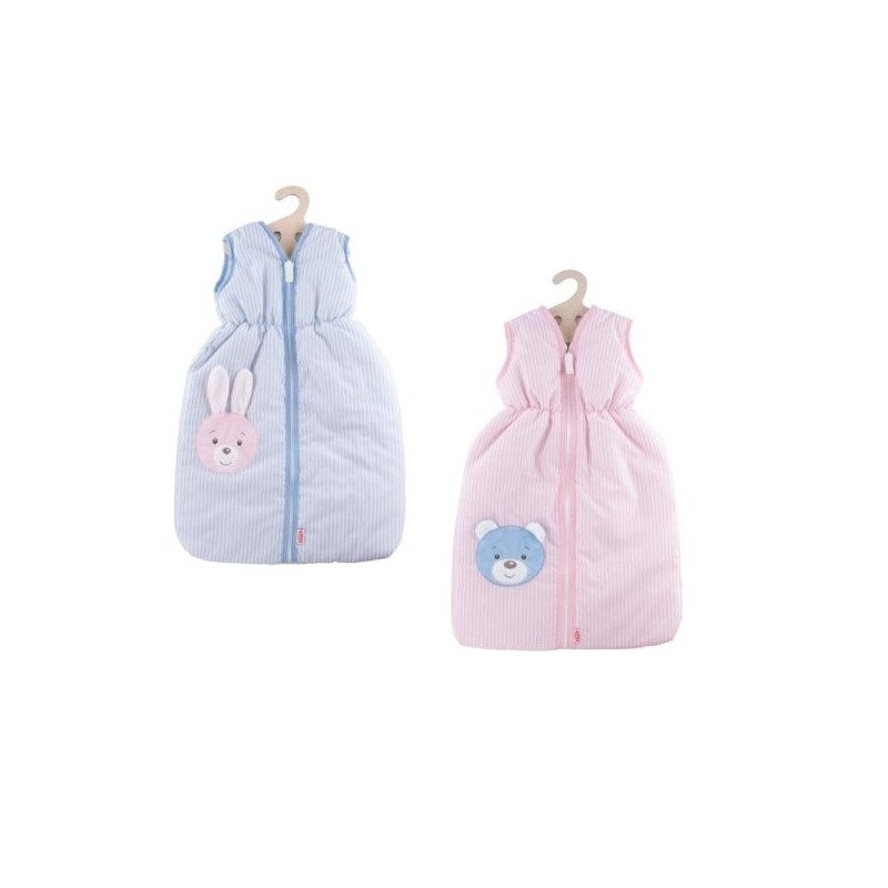 Poppen Slaapzak Blauw of Roze 35-50cm Poppen Slaapzak Blauw of Roze 35-50cm