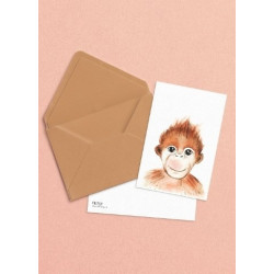 Envelop A6 Kraft Bruin