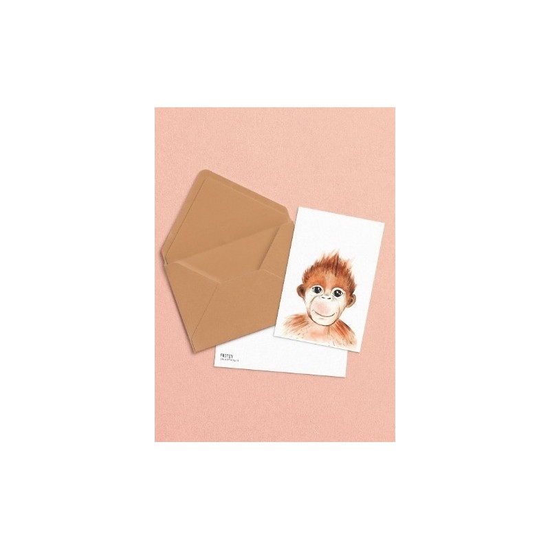 Envelop A6 Kraft Bruin