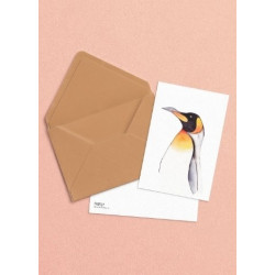 Postkaart Pinguin Postkaart Pinguin