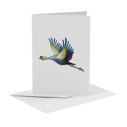 Wenskaart Kraanvogel