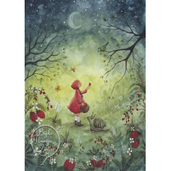 Postkaart strawberry dream