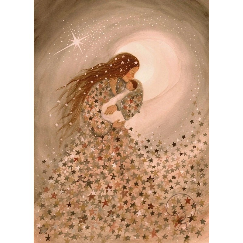 Postkaart Starry Love