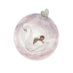 Postkaart Lullababy lilac