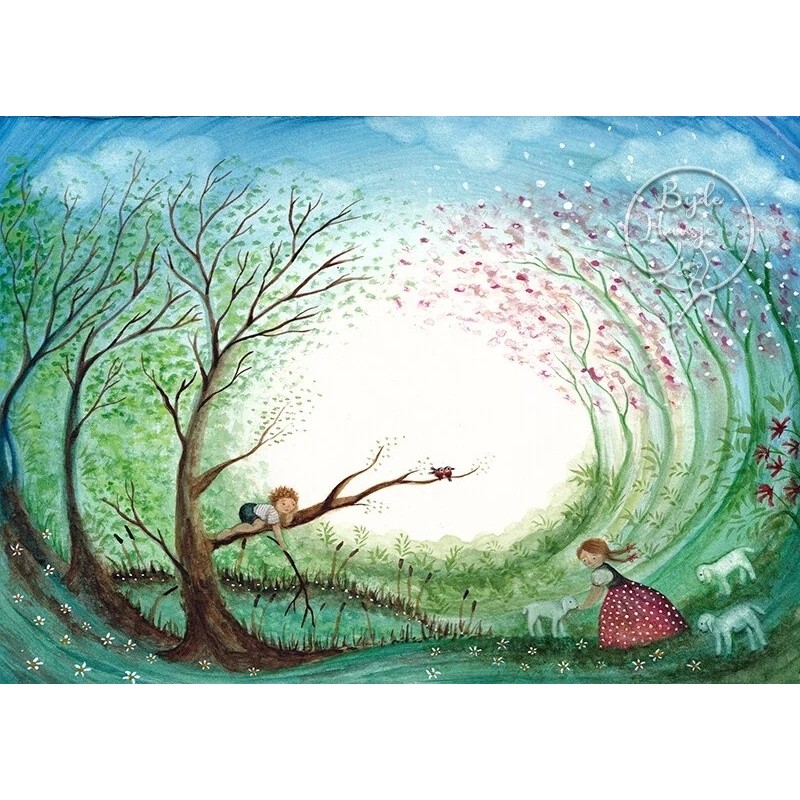 Postkaart Springtime