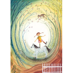 Postkaart Pippi