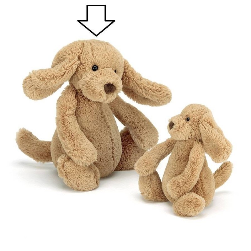 Knuffel Hond Bashful Toffee Puppy