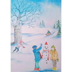 Ansichtkaart Winter