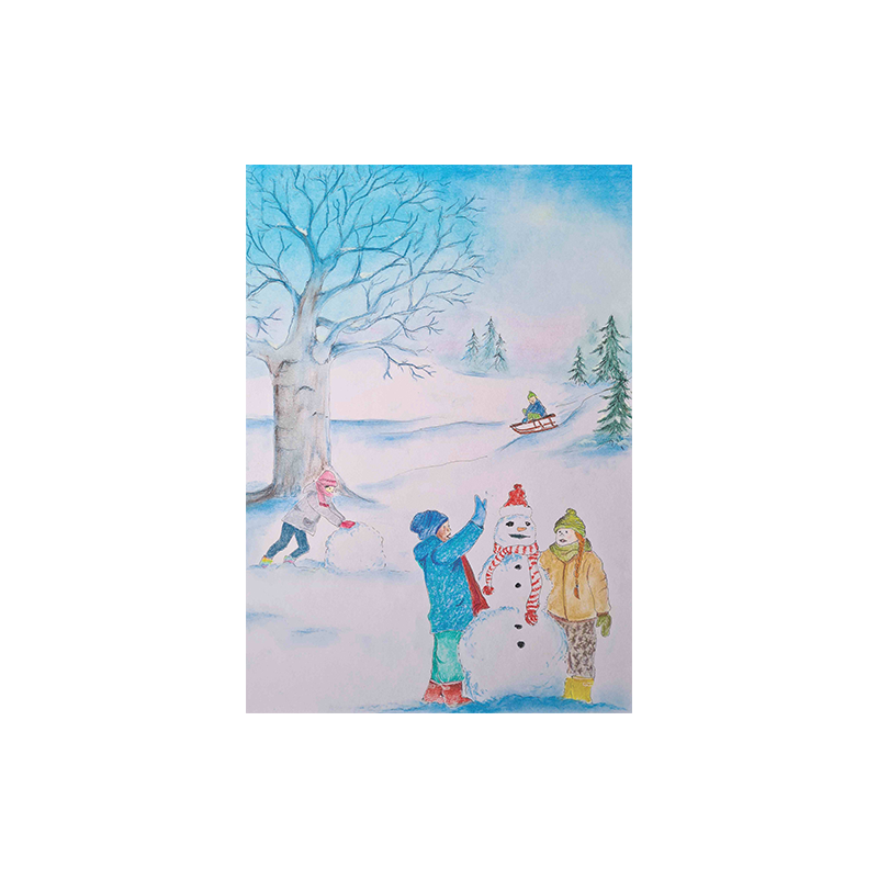 Ansichtkaart Winter