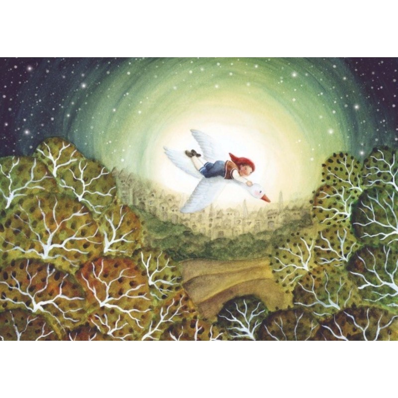Postkaart Nils Holgersson