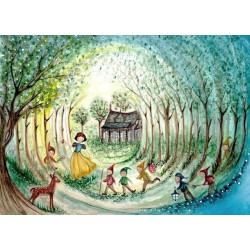 Postkaart Snow White
