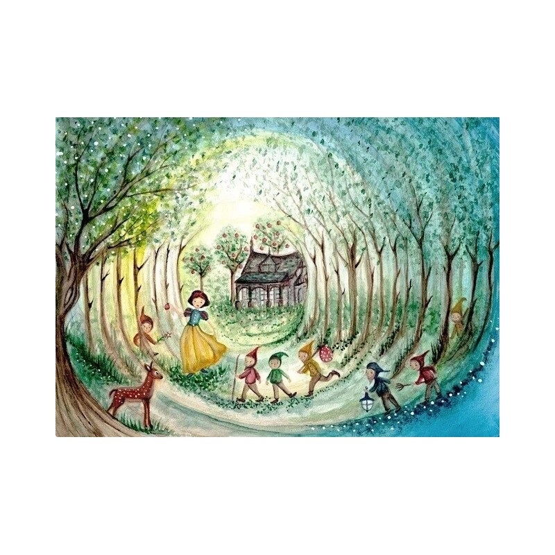 Postkaart Snow White