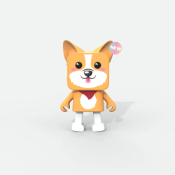 BT Speaker Dancing Animal Corgi