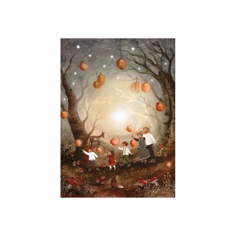 Postkaart Lantern Walk