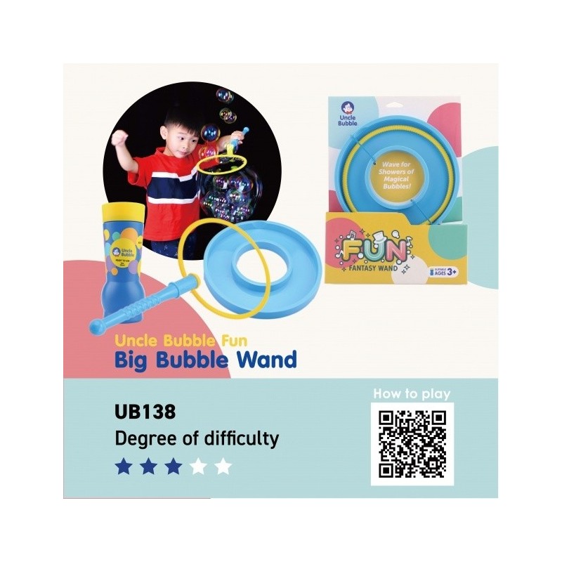 Bellenblaas Big Bubble Toverstok Bellenblaas Big Bubble Toverstok