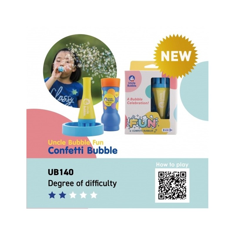 Bellenblaas Confetti Bubbels
