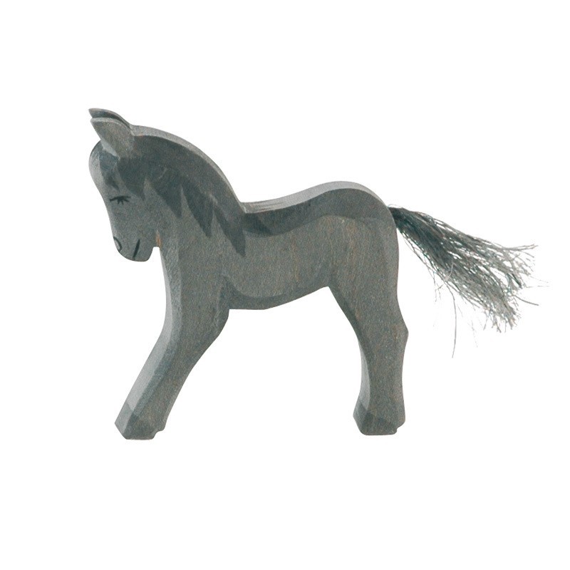 Paard Veulen Zwart 11117