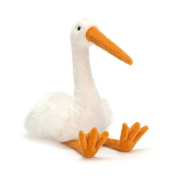 Knuffel Ooievaar Bobby Baby