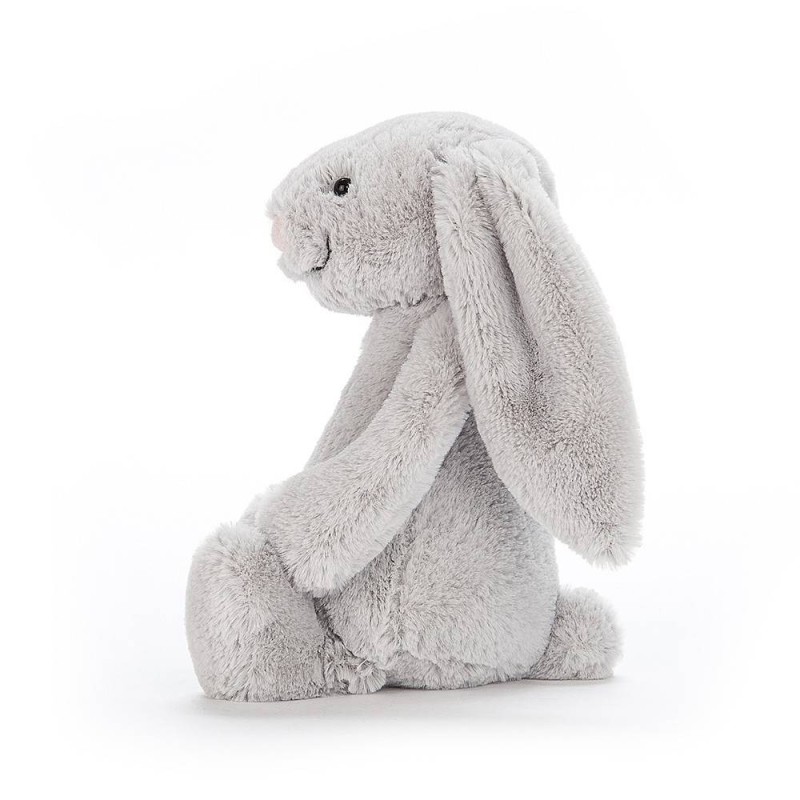 Knuffel Konijn Bashful Silver Bunny Chime Knuffel Konijn Bashful Silver Bunny Chime