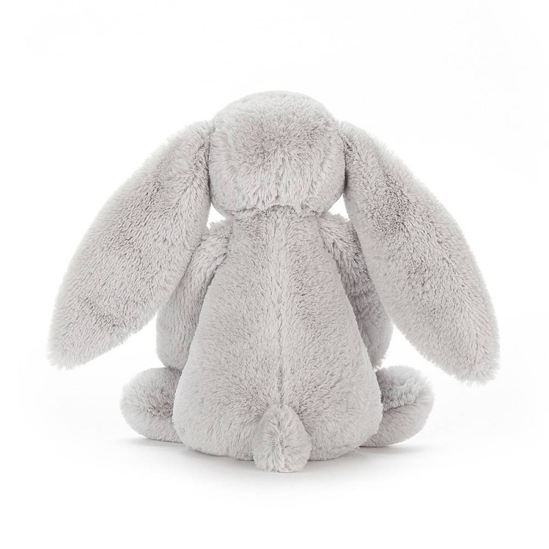 Knuffel Konijn Bashful Silver Bunny Chime Knuffel Konijn Bashful Silver Bunny Chime