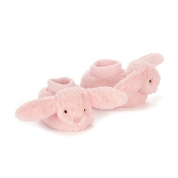 Slofjes Bashful Pink Bunny Booties