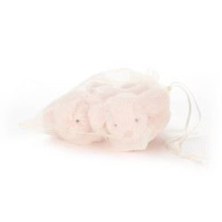 Slofjes Bashful Pink Bunny Booties Slofjes Bashful Pink Bunny Booties