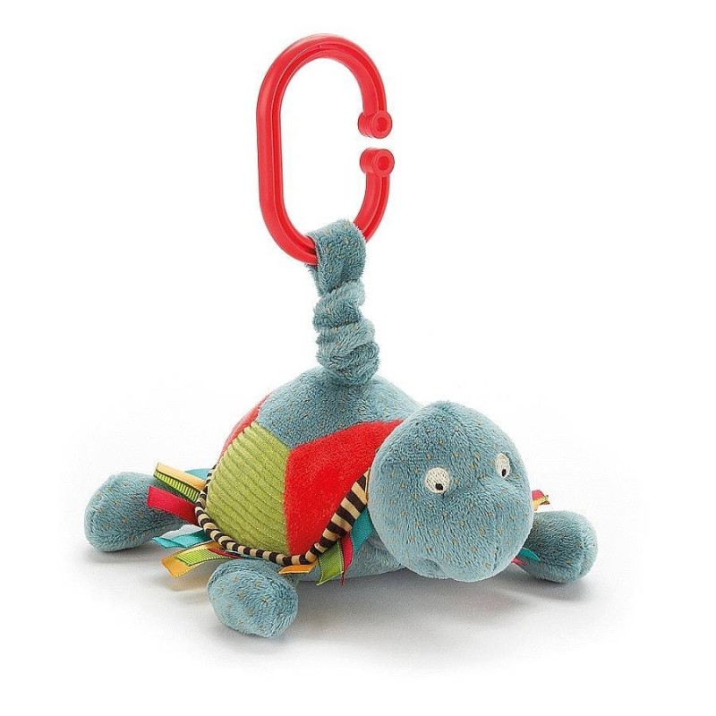 Bibber Knuffel Carnival Turtle Jitter Bibber Knuffel Carnival Turtle Jitter