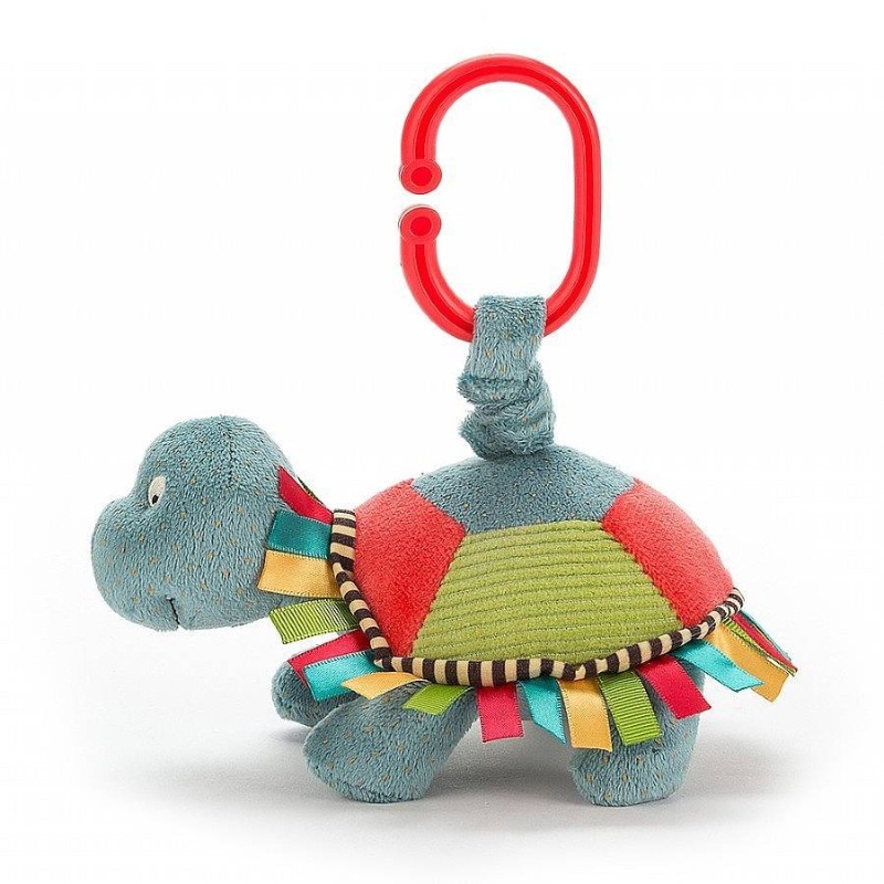 Bibber Knuffel Carnival Turtle Jitter Bibber Knuffel Carnival Turtle Jitter