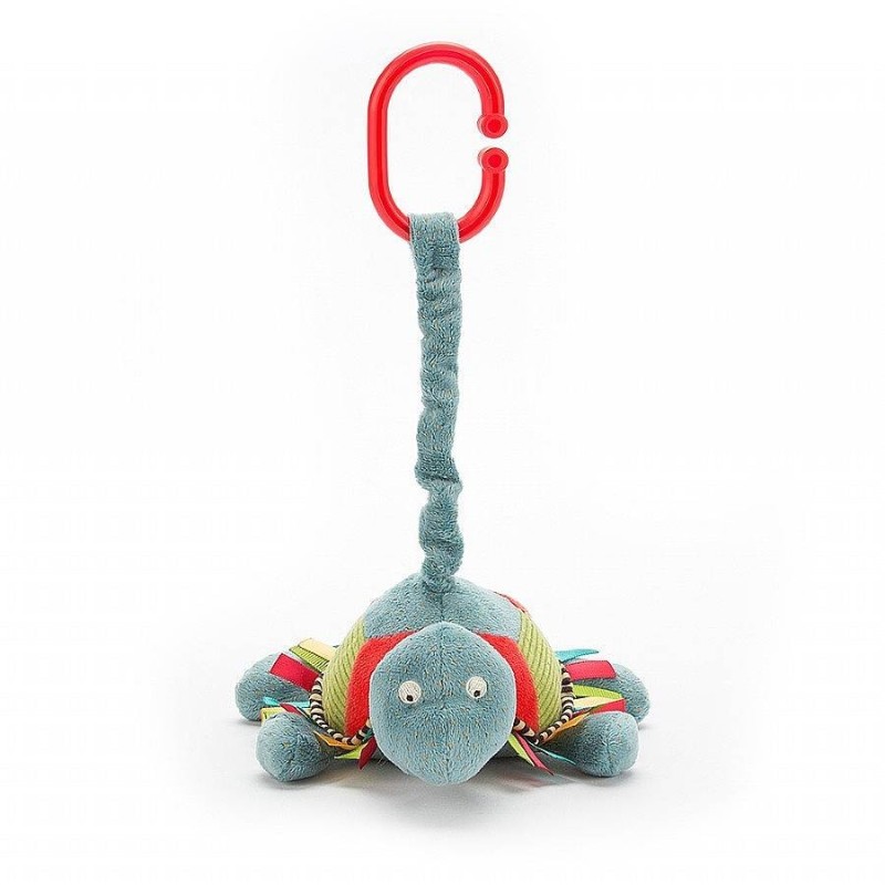 Bibber Knuffel Carnival Turtle Jitter Bibber Knuffel Carnival Turtle Jitter
