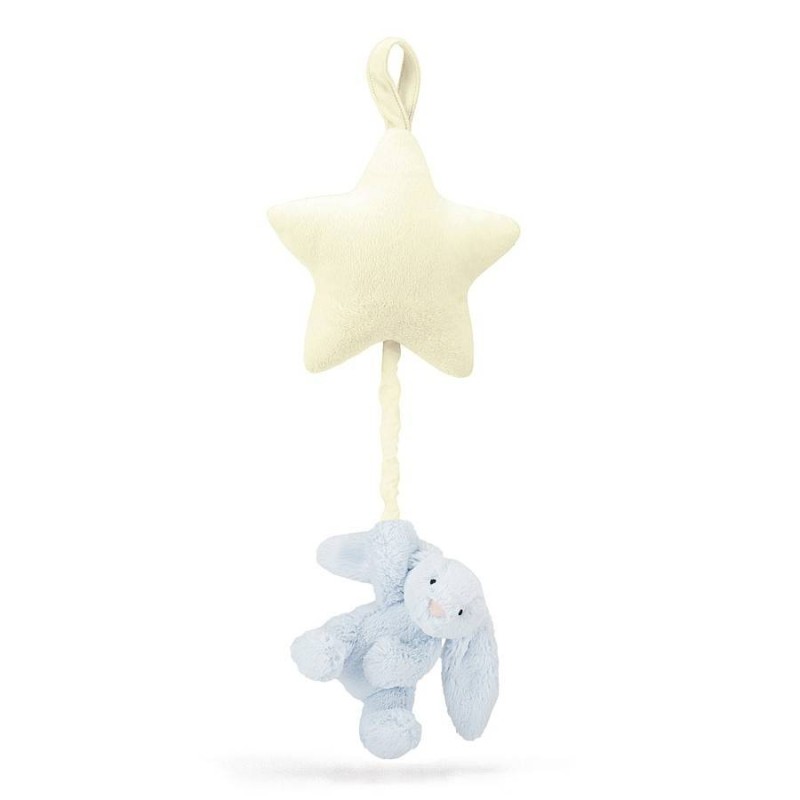 Muziekknuffel Bashful Blue Bunny Star Musical Pull Muziekknuffel Bashful Blue Bunny Star Musical Pull