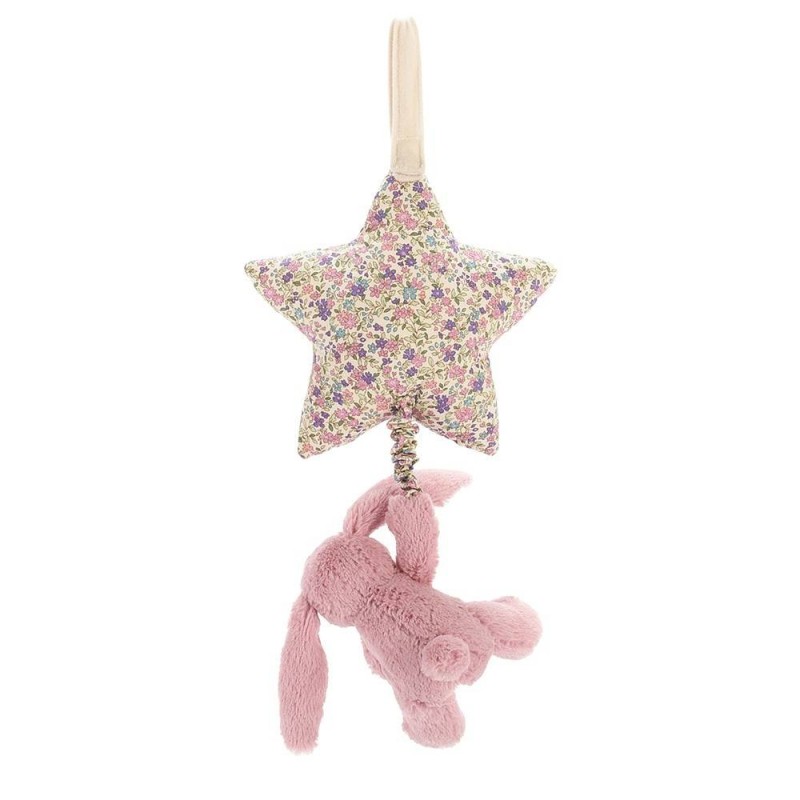 Muziekknuffel Blossom Tulip Bunny Star Musical Pull Muziekknuffel Blossom Tulip Bunny Star Musical Pull