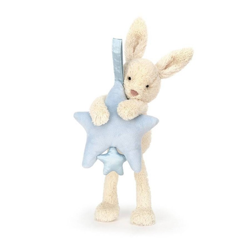 Muziekknuffel Star Bunny Blue Musical Pull Muziekknuffel Star Bunny Blue Musical Pull