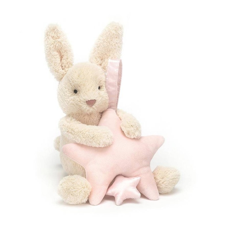 Muziekknuffel Star Bunny Pink Musical Pull Muziekknuffel Star Bunny Pink Musical Pull