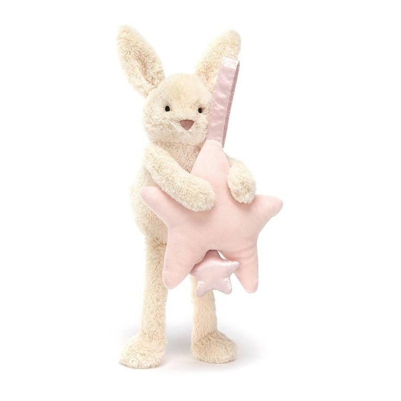 Muziekknuffel Star Bunny Pink Musical Pull Muziekknuffel Star Bunny Pink Musical Pull