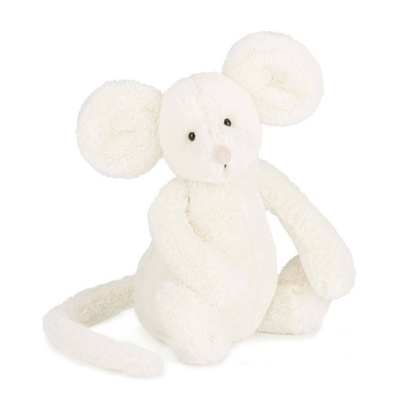Knuffel Muis Bashful Cream Mouse Knuffel Muis Bashful Cream Mouse